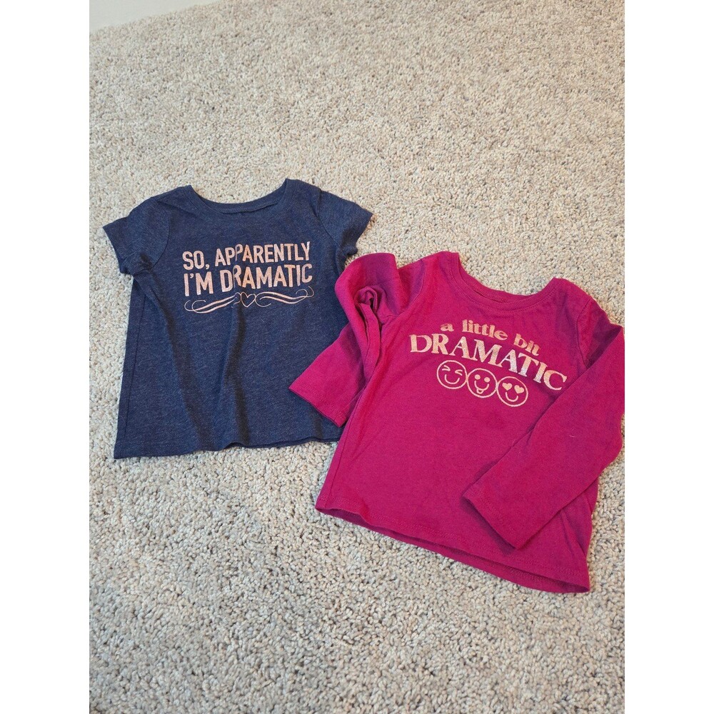 The Childrens Place Girls 2t shirt lot Dramatic